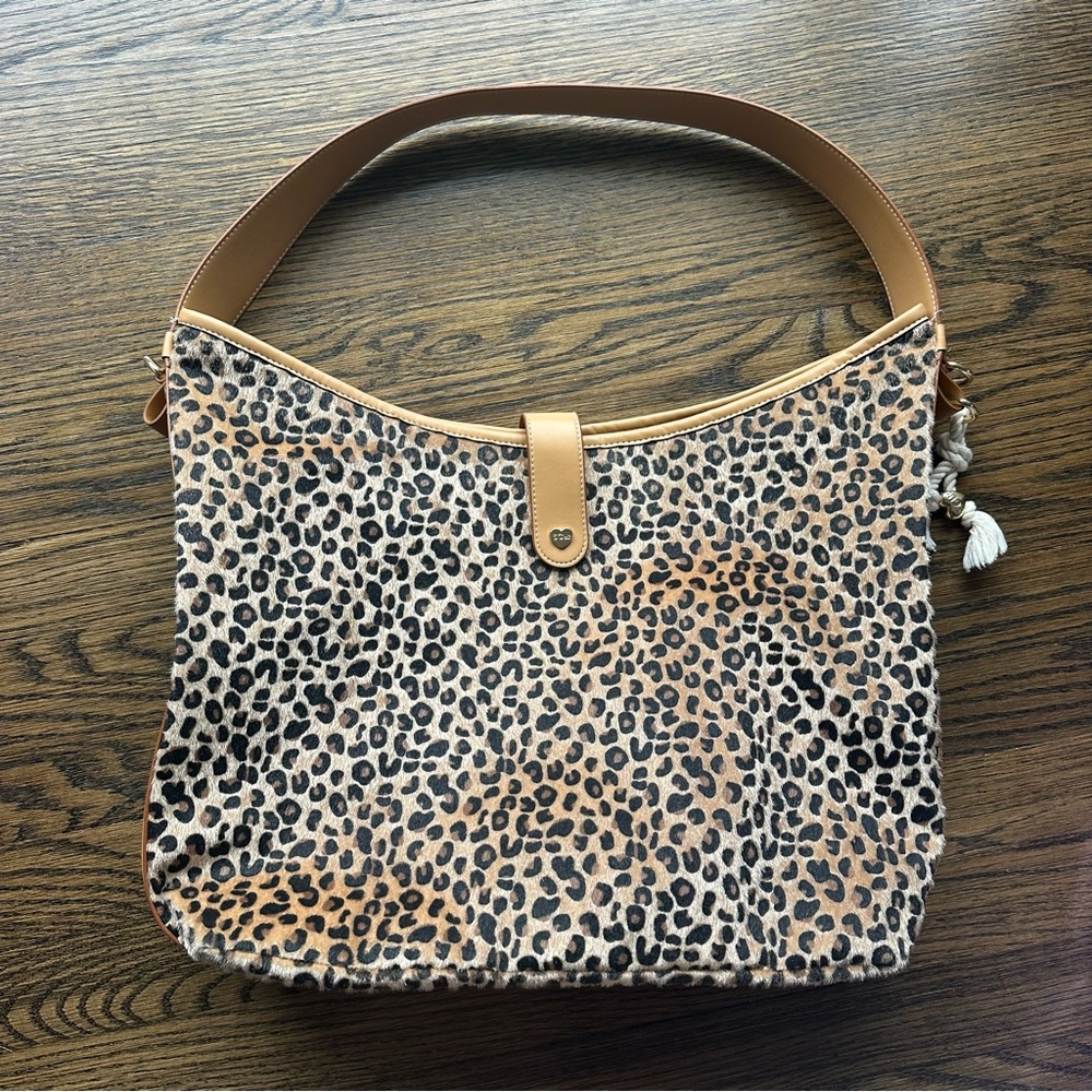 Stoney Clover Lane Leopard Print Shoulder Bag